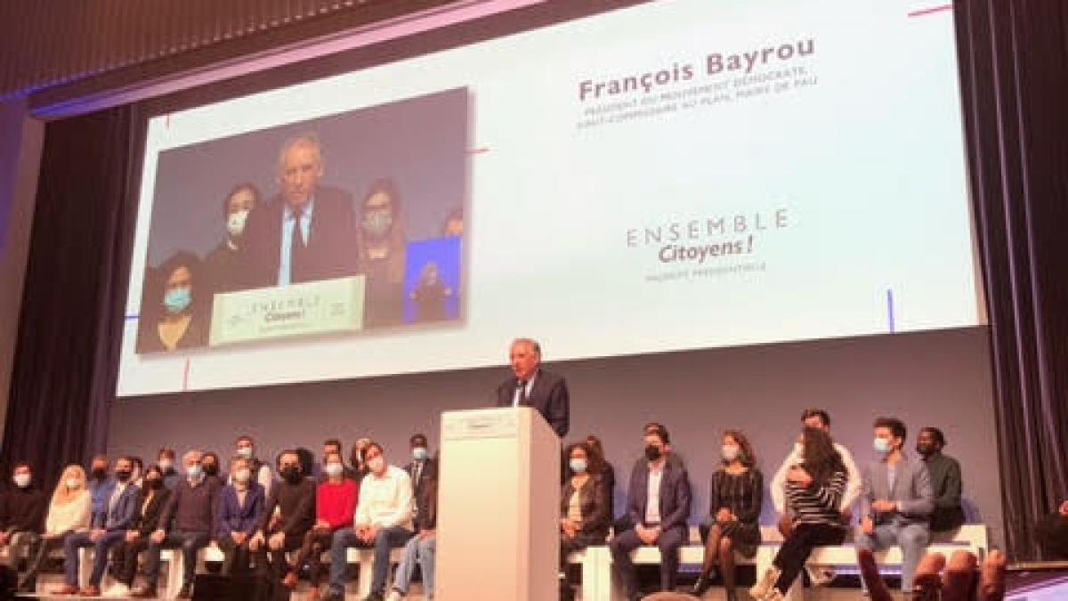 François Bayrou lancement Ensemble citoyens nov 2021