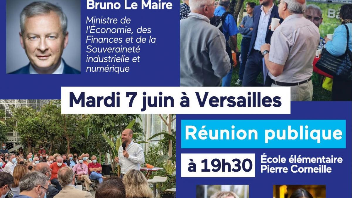 Jean-Noël Barrot, soirée législative Versailles, 7 juin 2022