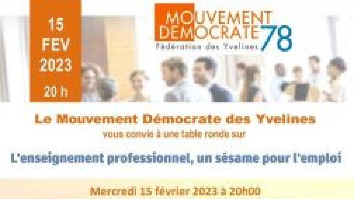 Soirée débat Enseignement Pro Versailles