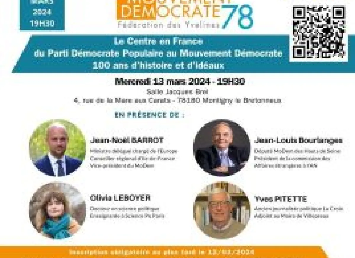 Le centrisme conférence modem 78